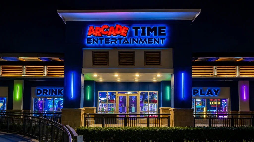 Arcade Time arcade games at The Falls Mall in Miami