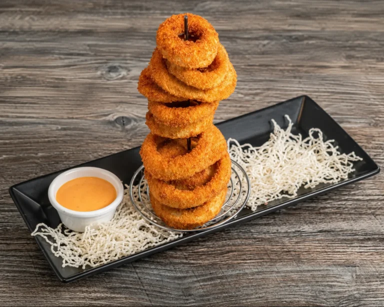 TOWER OF ONION RINGS